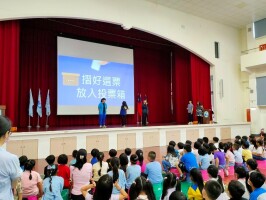 113.06.11 法治教育宣導(學生自治市長候選人政見發表會):113.06.11法治教育宣導學生自治市長候選人政見發表會10