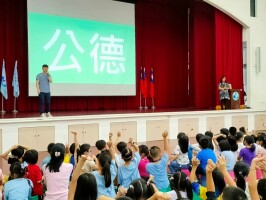 113.06.11 法治教育宣導(學生自治市長候選人政見發表會):113.06.11法治教育宣導學生自治市長候選人政見發表會9